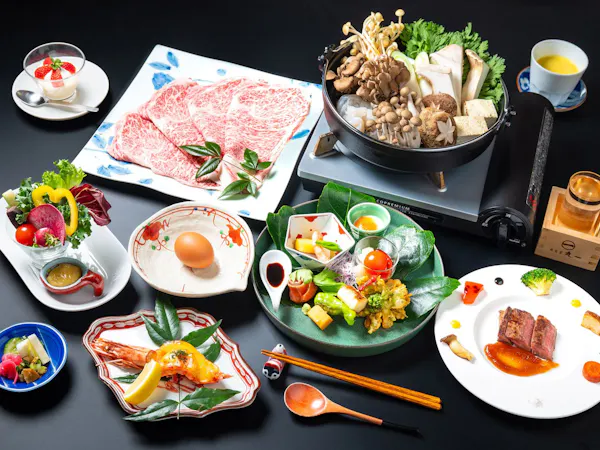 【早割60】60日前までの早期予約で超お得!基本料金で上州和牛すき焼きにアップグレード<1泊2食>
