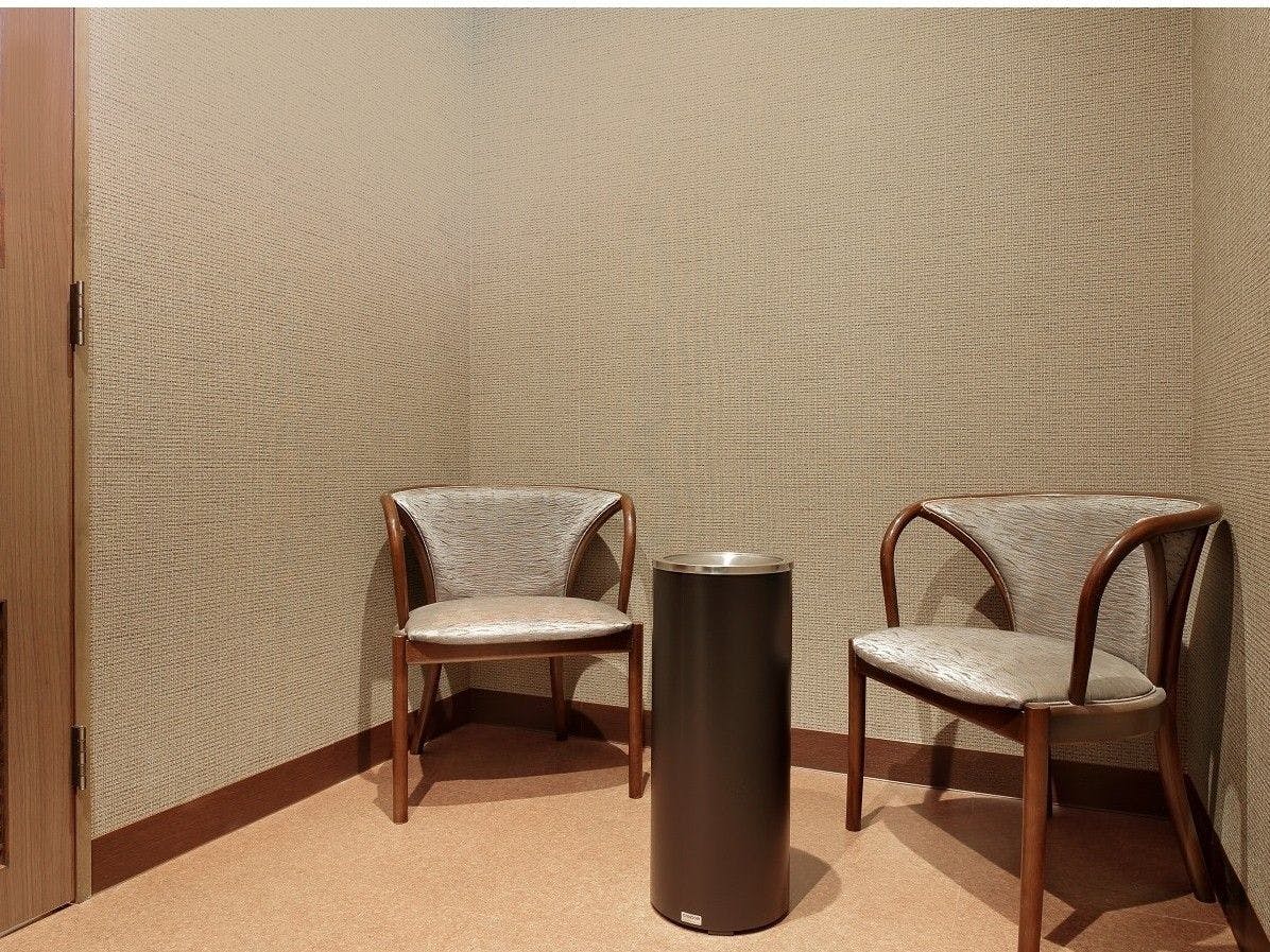 ห้องสูบบุหรี่เพียงห้องเดียวในอาคาร