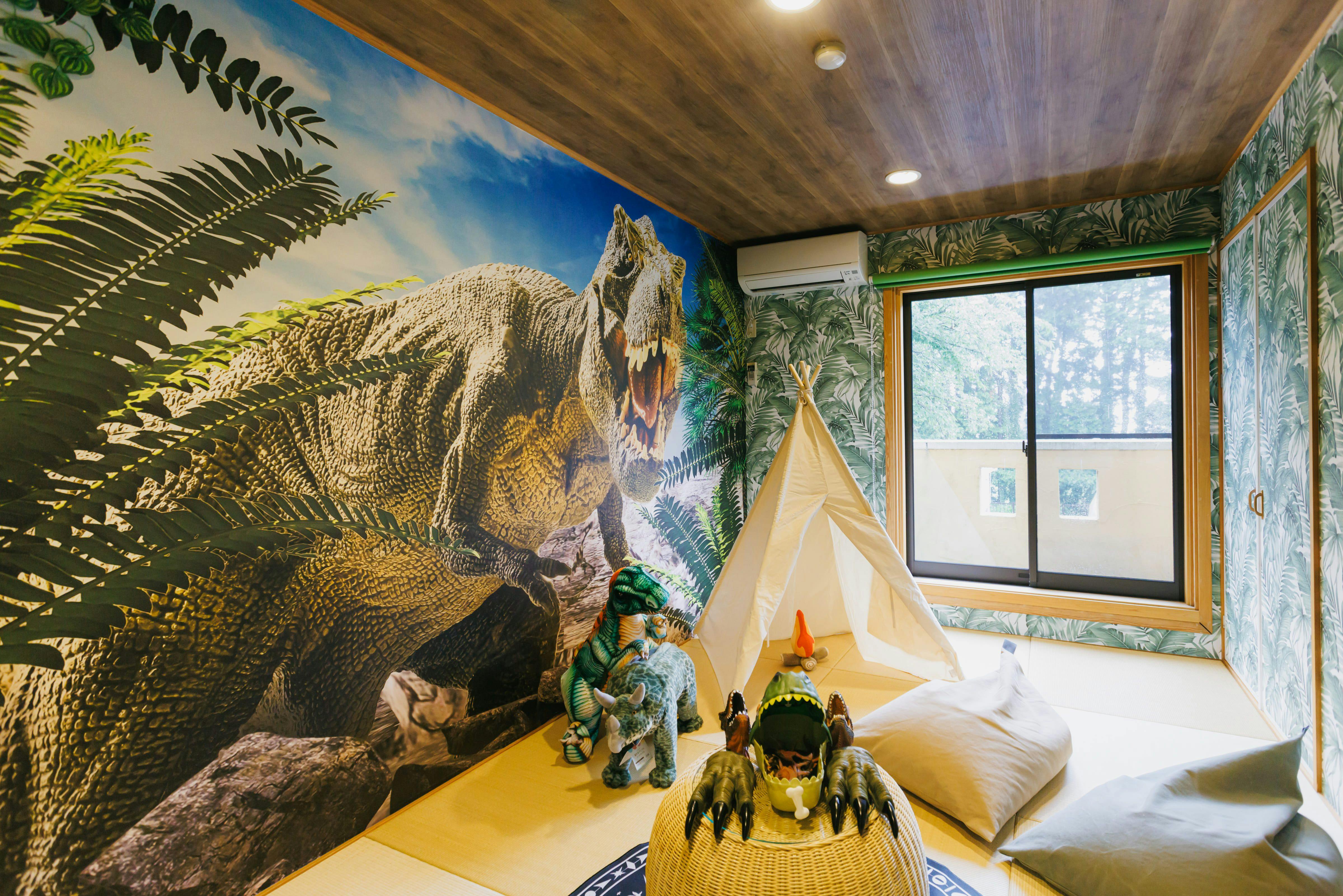 ห้องไดโนเสาร์สไตล์ญี่ปุ่นได้รับการอัปเกรด!