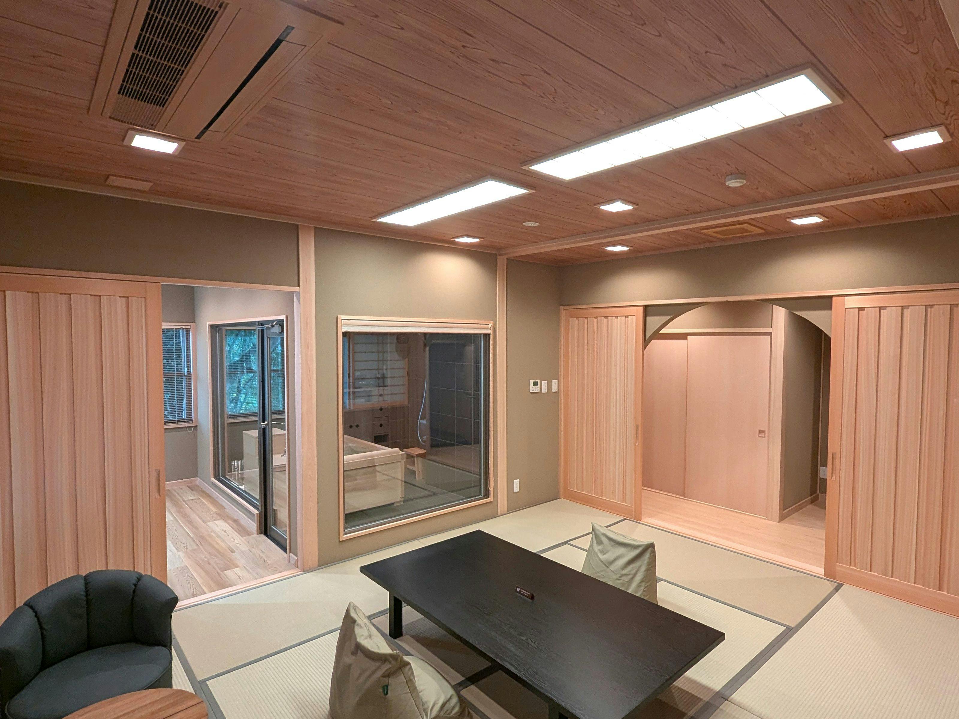 半露天特別室「茅之輪房 美野川」全景