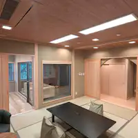 半露天特別室「茅之輪房 美野川」全景