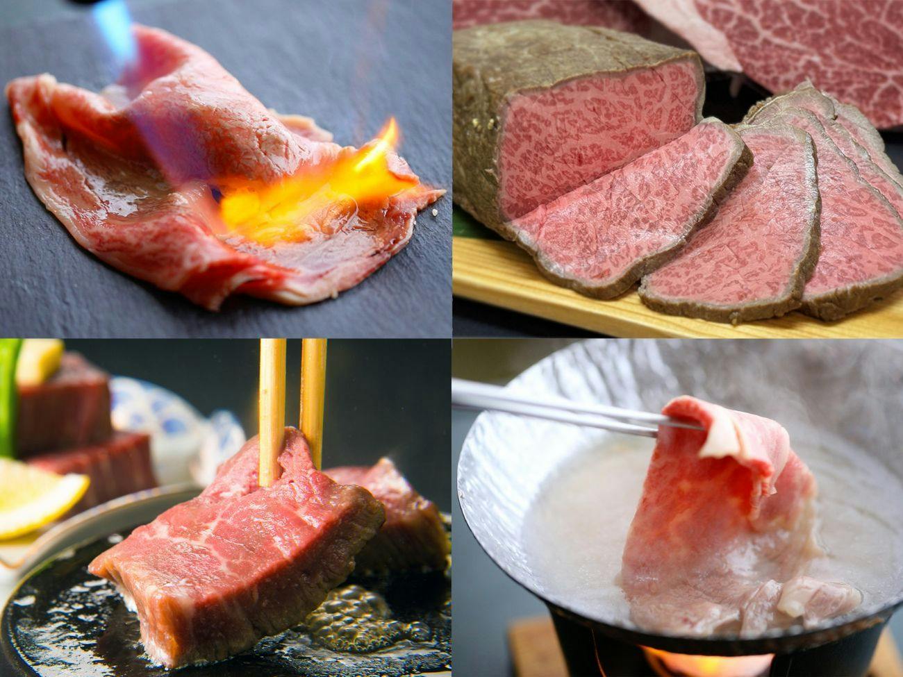 【能登牛づくし会席】希少な能登牛を、ステーキやあぶり寿司など多彩な料理で―創作会席の一夜