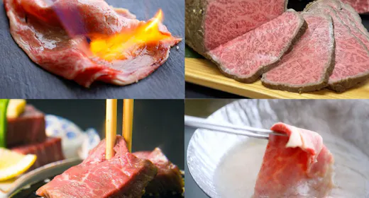【能登牛づくし会席】希少な能登牛を、ステーキやあぶり寿司など多彩な料理で―創作会席の一夜