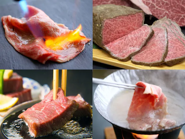 【能登牛づくし会席】希少な能登牛を、ステーキやあぶり寿司など多彩な料理で―創作会席の一夜
