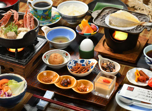 ワタリガニのみそ汁で、朝