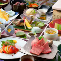 人気No1岩塩プレート焼きコース/一例