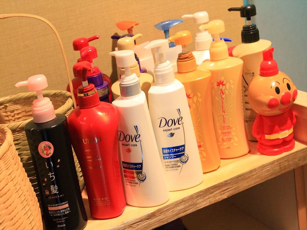 豊富にそろえた選べるシャンプー＆リンス