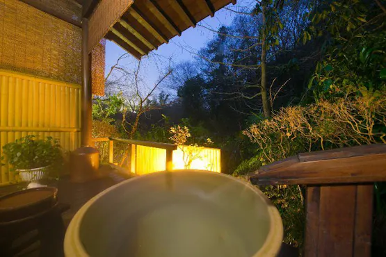 노천탕이 있는 객실 예시