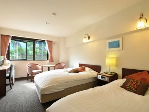 一人旅、ご夫婦などに最適のツインルーム