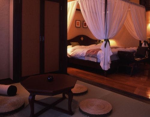 ティガ和洋室の露天風呂