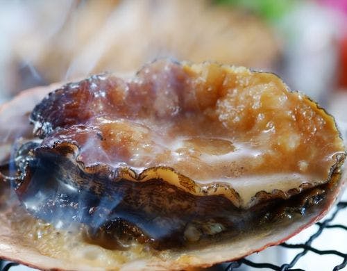 【鮑の踊り焼き】