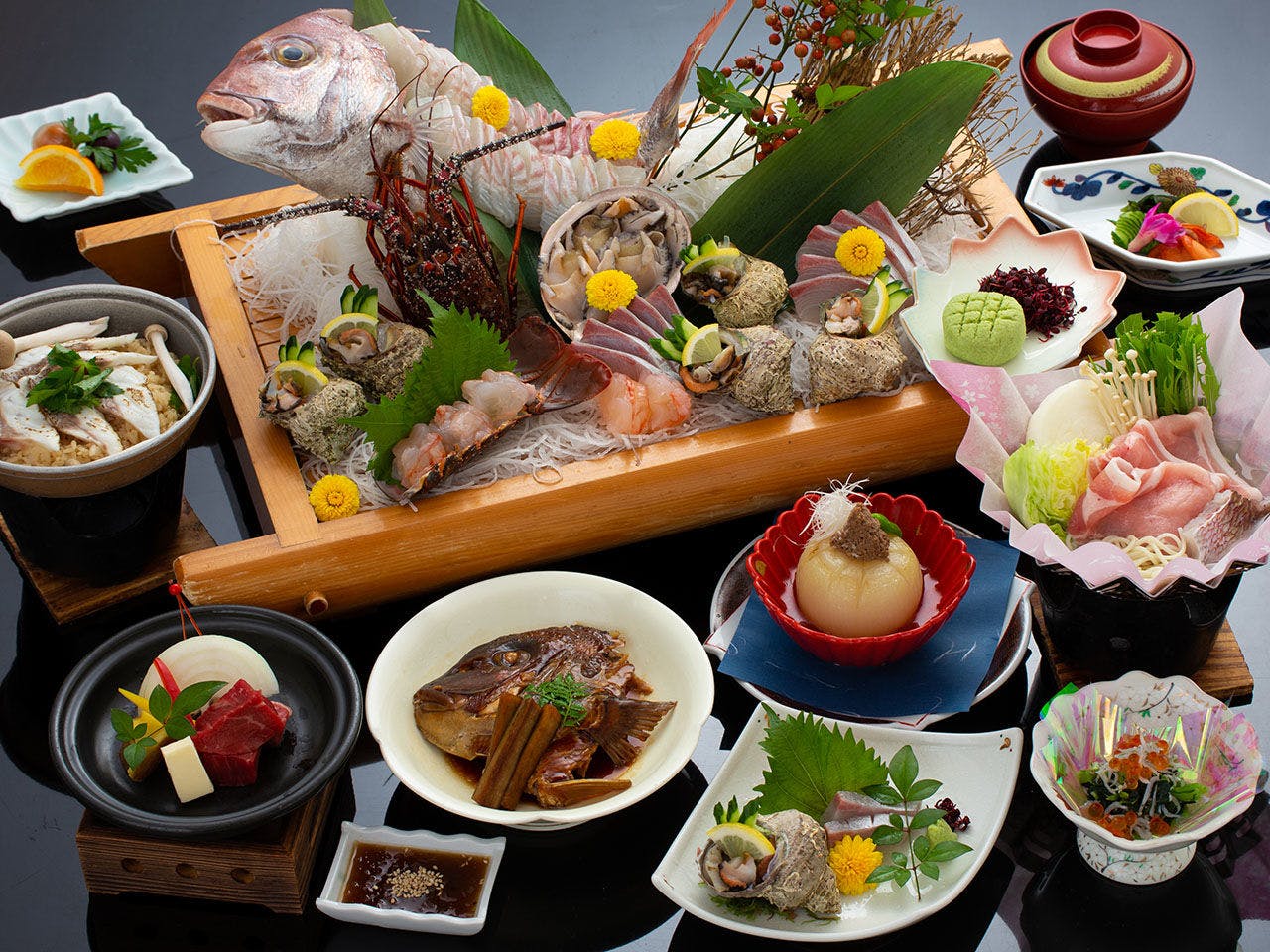 【お食事処で味わう】人気no.1会席！海の幸三昧会席！！