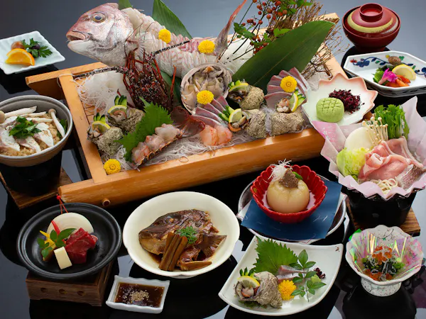 【お食事処で味わう】人気no.1会席!海の幸三昧会席!!