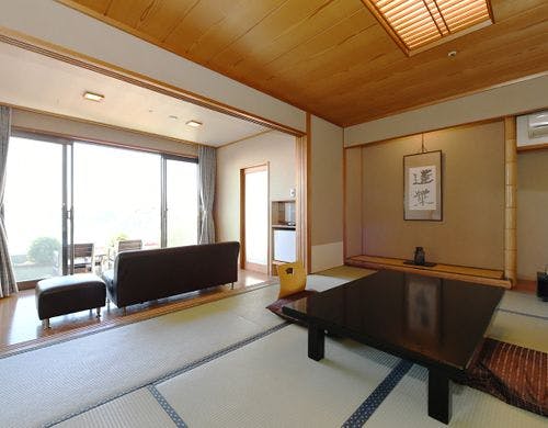 海側露天風呂付和室10畳　客室一例
