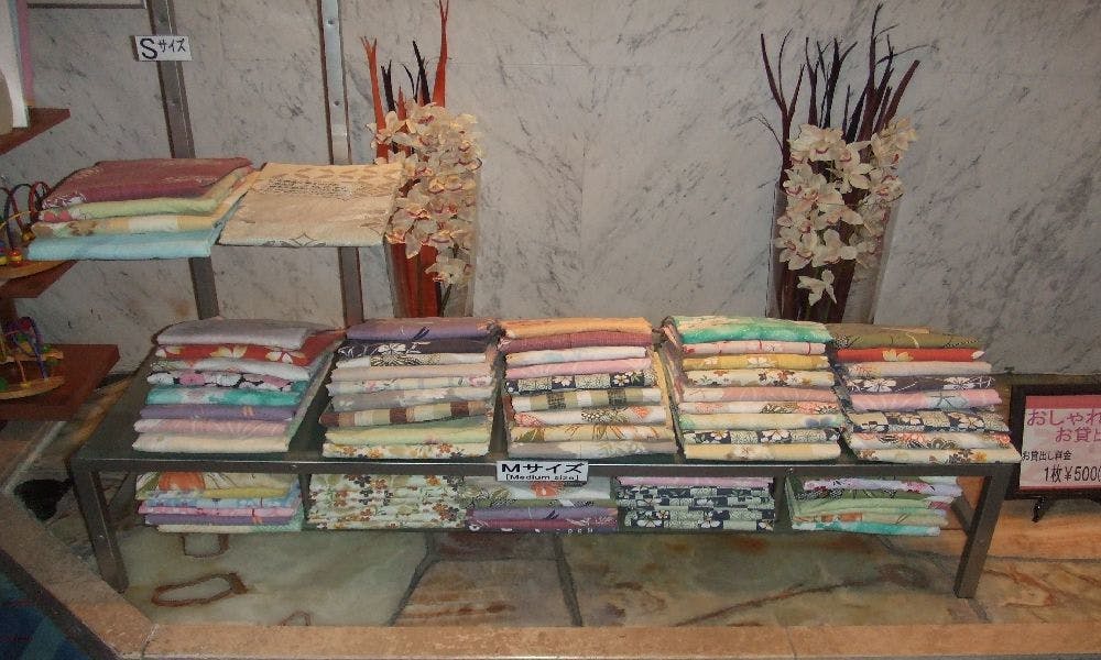 当館では色浴衣の貸出もしてます（有料）