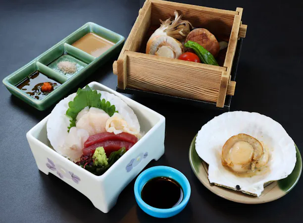 ■ご夕食一例/ほたて料理3種