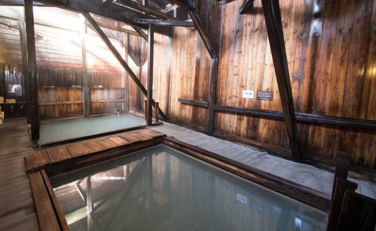 【日本三秘湯/谷地温泉】