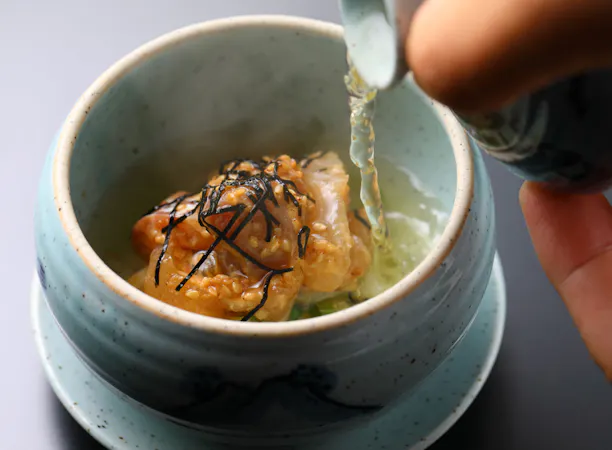 朝食のお茶漬け