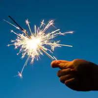 ภาพดอกไม้ไฟแบบถือ