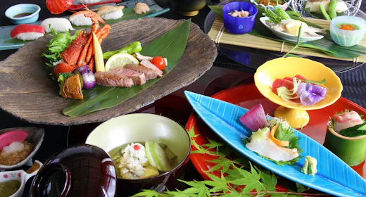 【和食※最上級会席】料理長厳選!近江牛ステーキと地産地消の食材の饗宴で贅を尽くす(夕朝食付き)