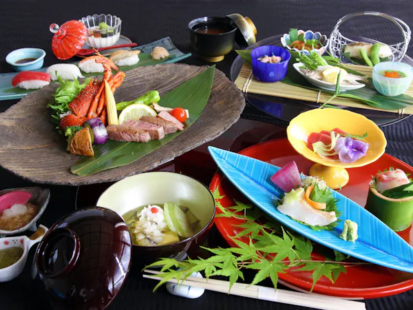 【和食※最上級会席】料理長厳選!近江牛ステーキと地産地消の食材の饗宴で贅を尽くす(夕朝食付き)
