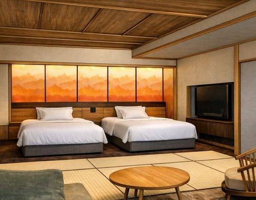 7.5畳+リビング+ツイン。