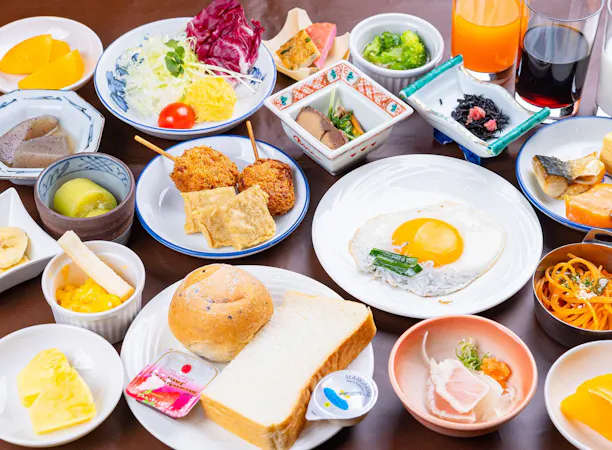 朝食バイキング