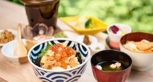 【一泊朝食付きプラン】お好みの料理を選んで楽しむ「創る和定食」