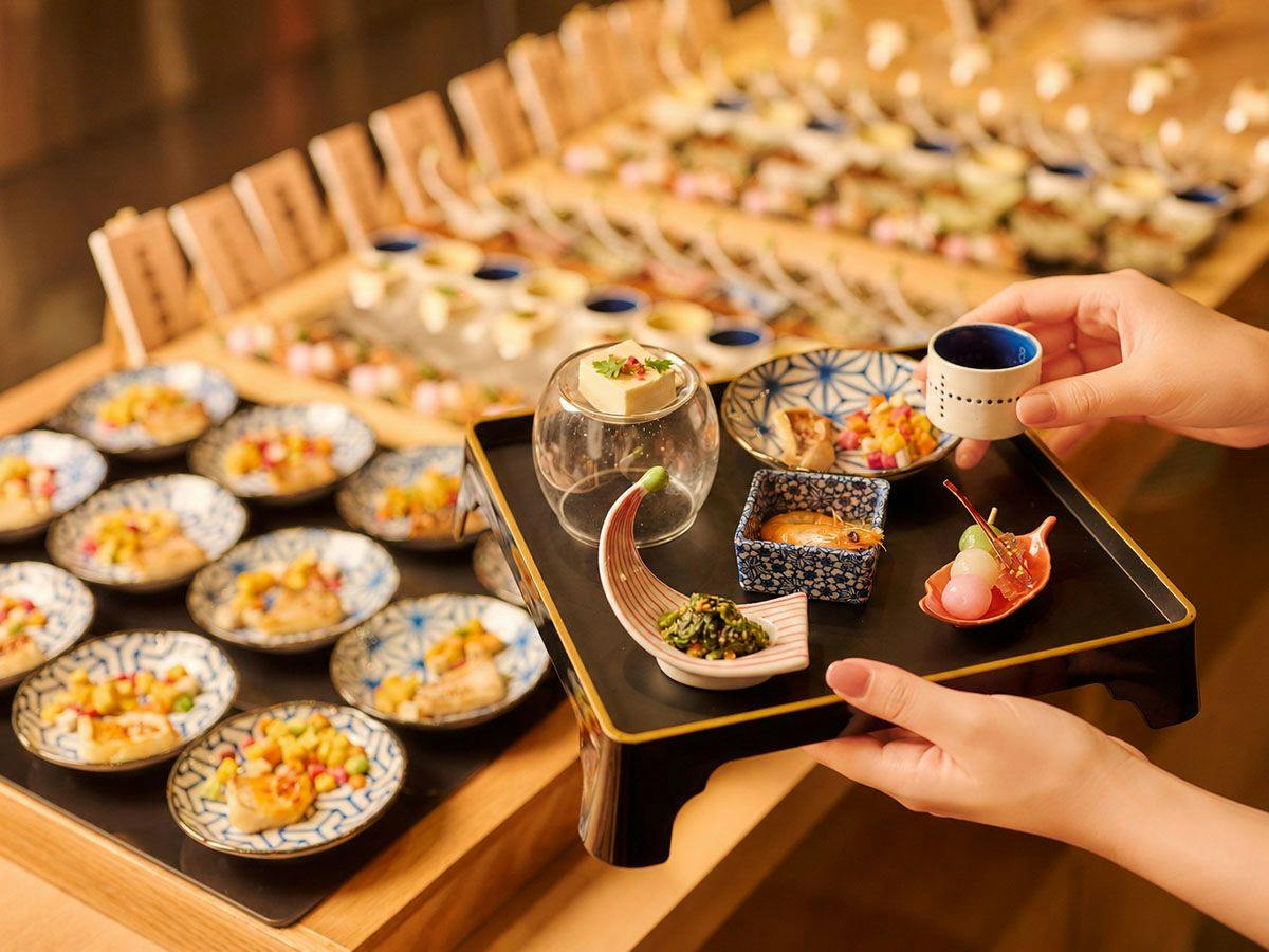 【1日3組限定】炭火で味わう和牛ステーキと厳選旬魚の姿造り「創る会席」飲み放題付　＜松プラン＞