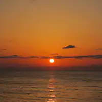 夕景・ホテル前