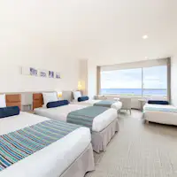 ห้องดีลักซ์ทวินปลอดบุหรี่ พร้อมอ่างอาบน้ำชมวิว