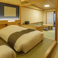 【Kamar Gaya Jepang dan Barat dengan Pemandian Air Panas Hinoki】