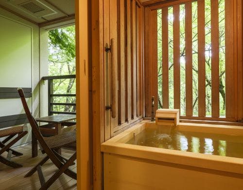 【檜温泉露天風呂付き洋室ツイン】