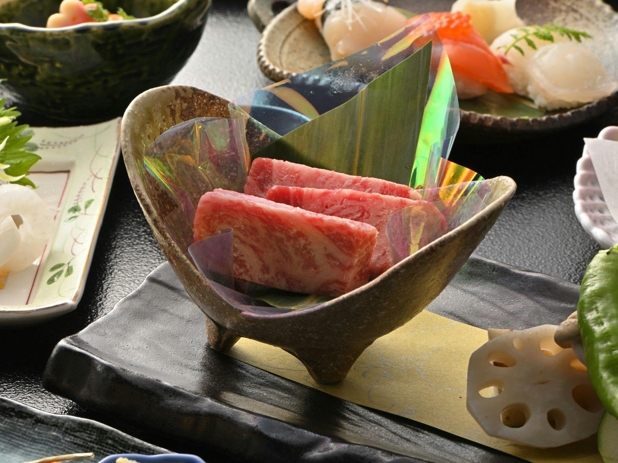 【瀬戸内温泉たまの湯×本格会席／2食付】千屋牛と旬の味覚を堪能する会席「雅」プラン／夕食19:00～