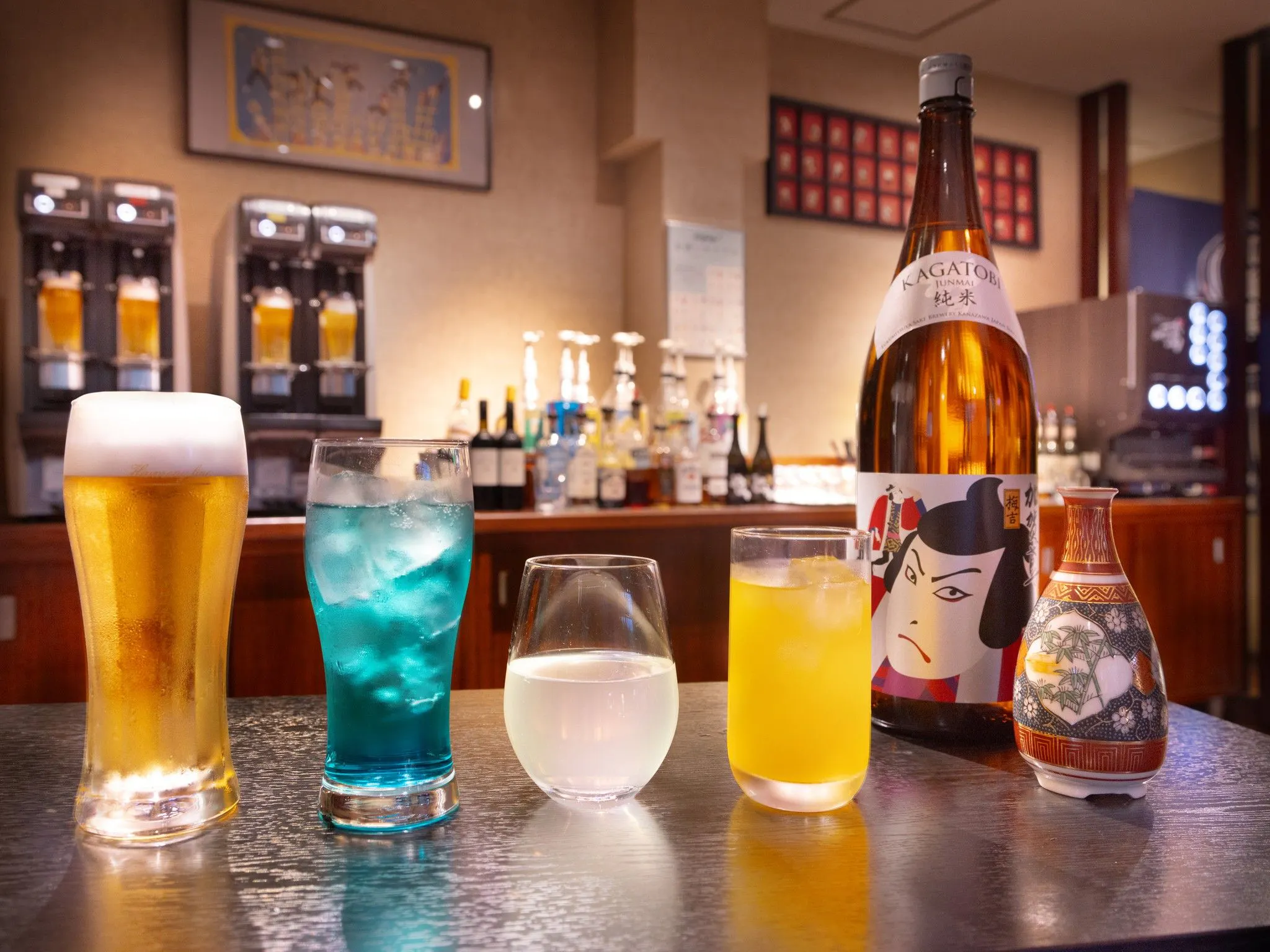 ご夕食時は飲み放題