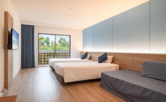 スタンダードタイプの部屋で26~34平米広さ