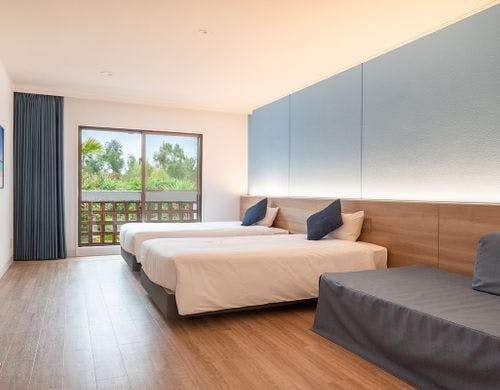 スタンダードタイプの部屋で26～34平米広さ