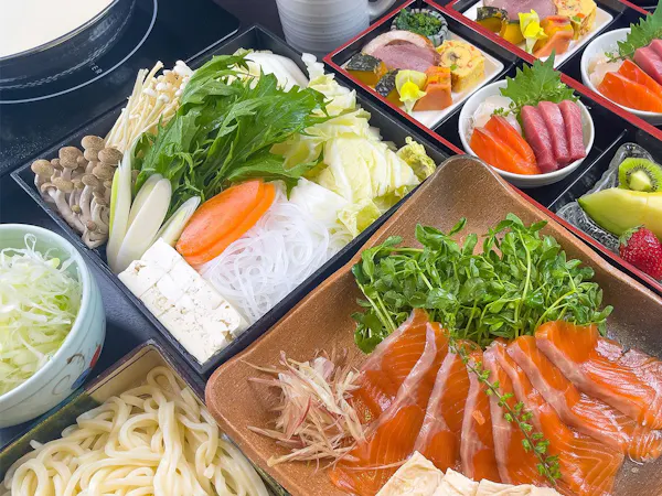那須の食材を贅沢にお届け!2食付【豆乳しゃぶしゃぶ】