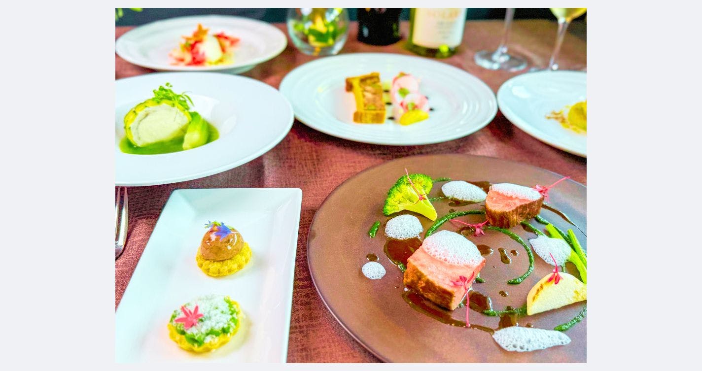 信州が育んだ豊かな食材を使ったフルコース