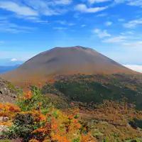 紅葉が綺麗な秋ならではの浅間山