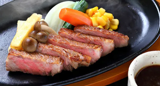【旬彩の煌めき Premium会席】能登牛ステーキ×お造りアップ×のどぐろ塩焼き<四季会席【松】>