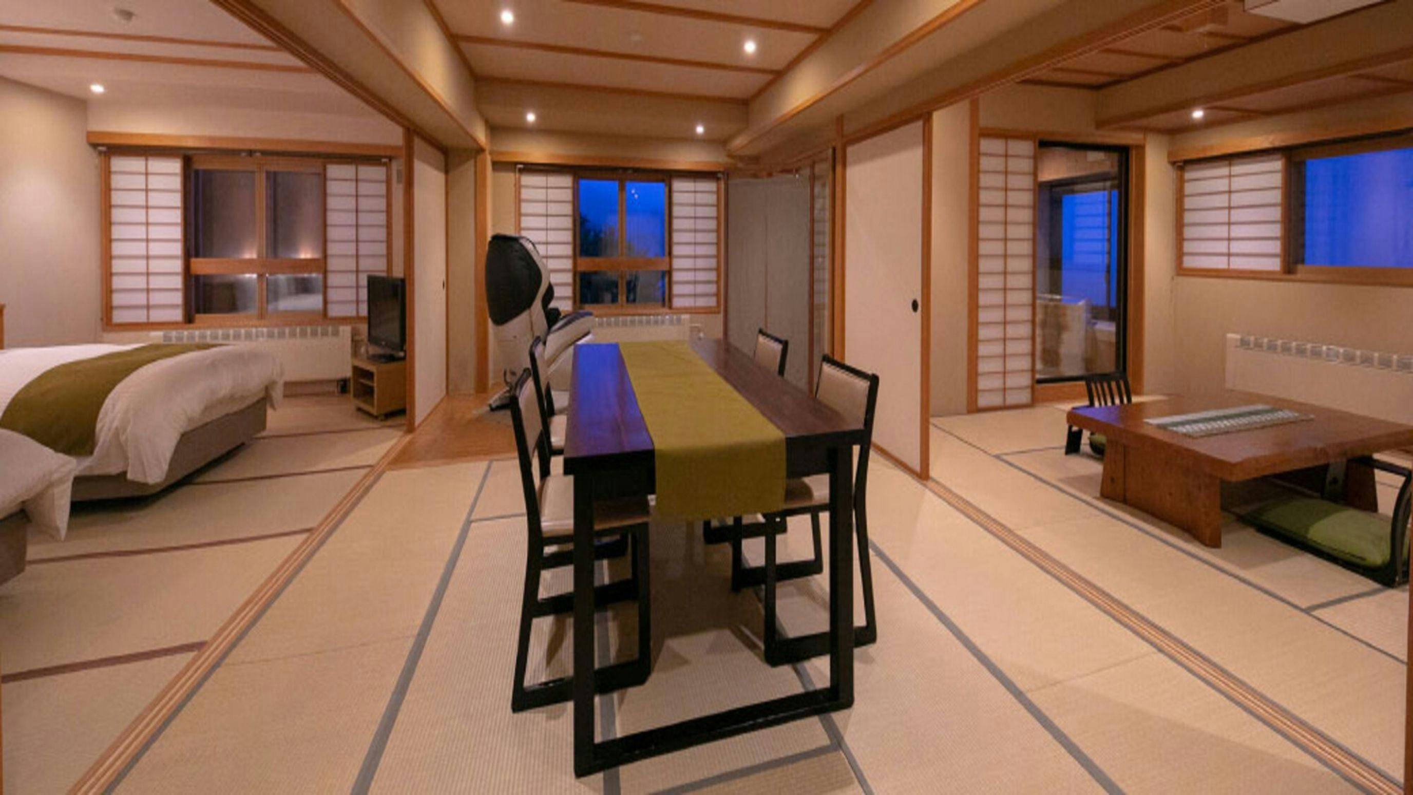 北アルプスを望む露天風呂の宿　ひがしだて
