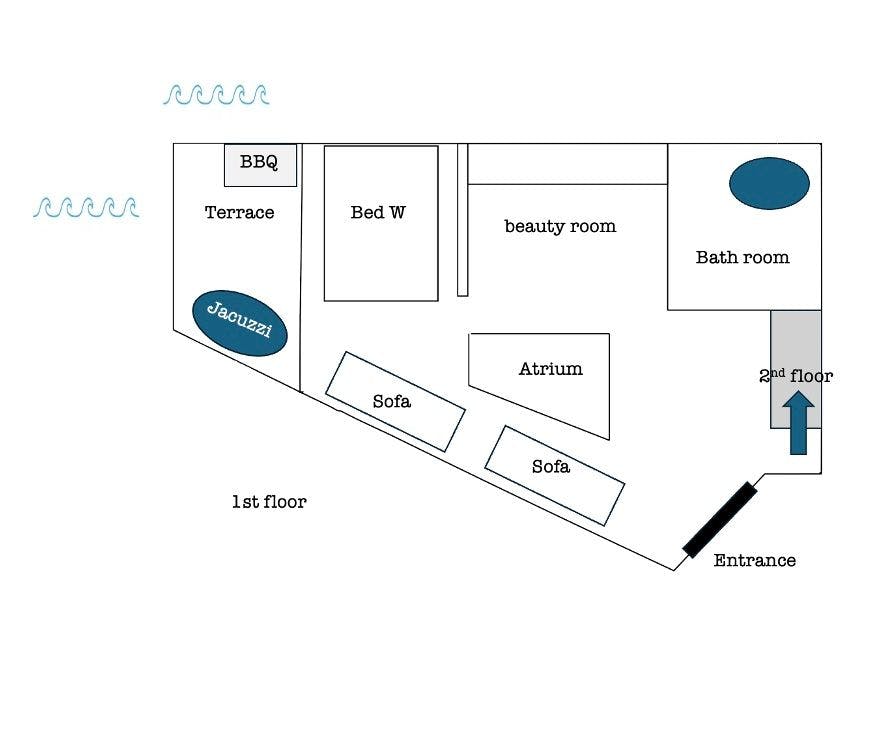 1층 평면도입니다.