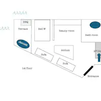 1층 평면도입니다.