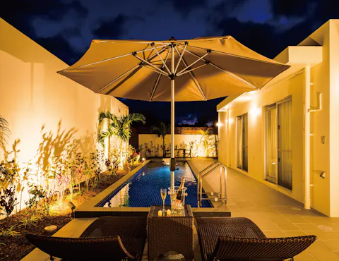 สวีทวิลล่า - บาร์บีคิวริมสระ -