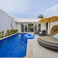 Suite Villa - ระเบียงบาร์บีคิว -