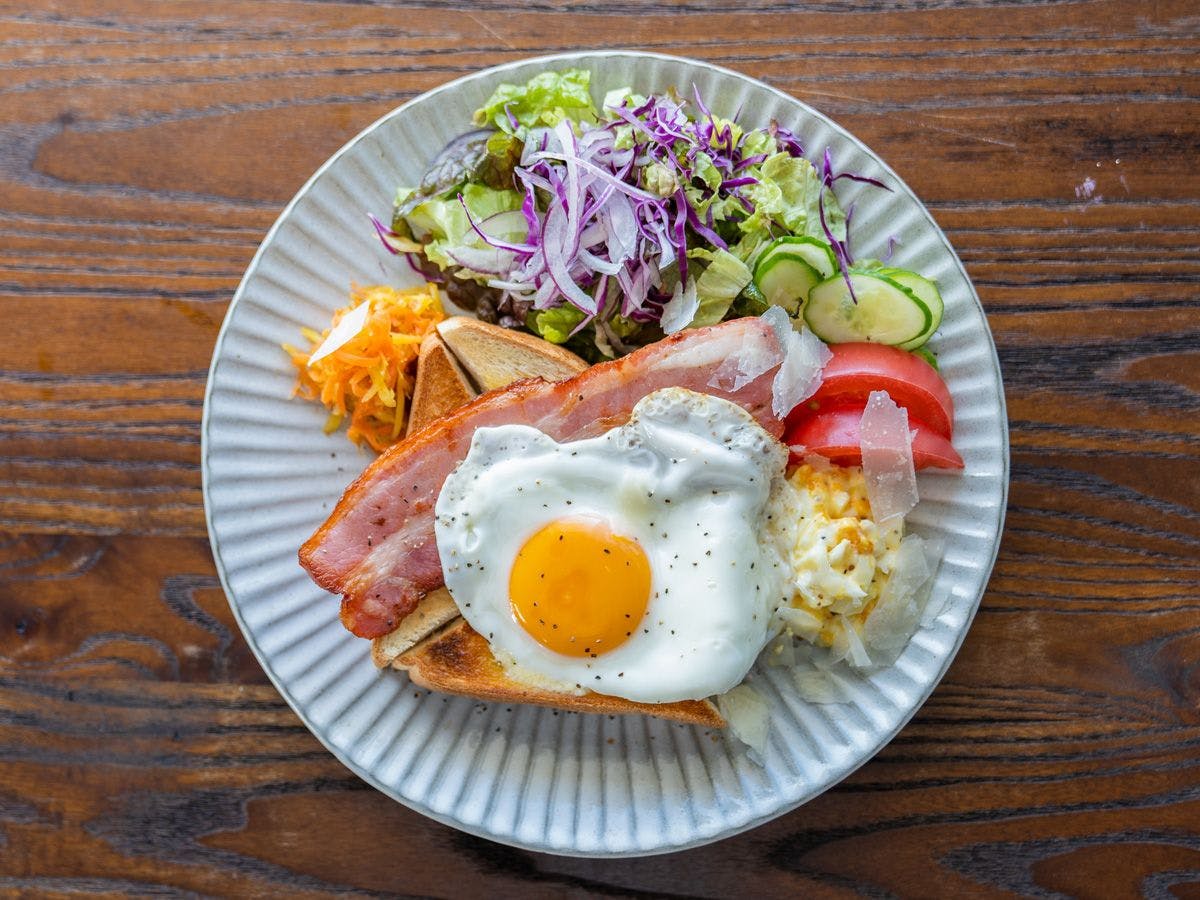 선택 가능한 아침 식사 플레이트 - 토스트