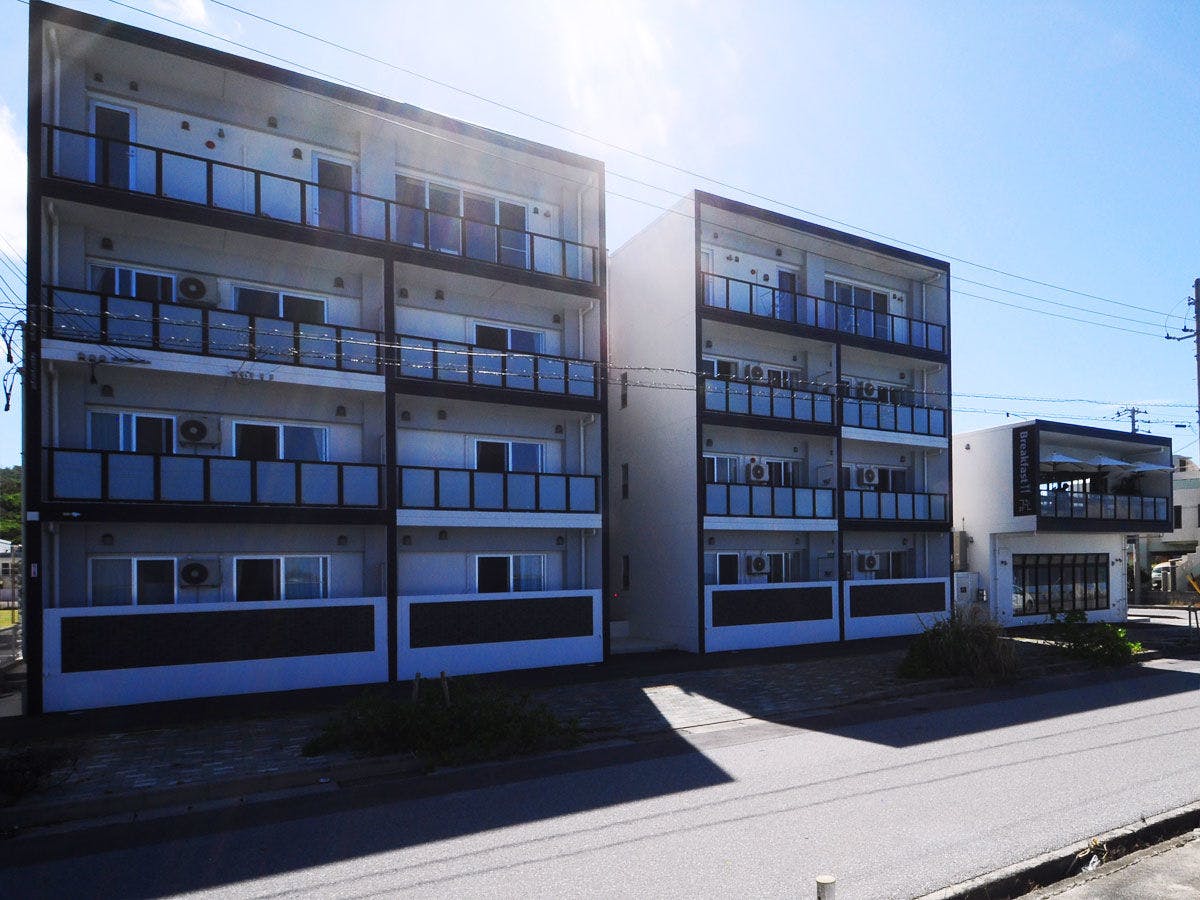 【호텔 발코니 측】발코니 측 외관