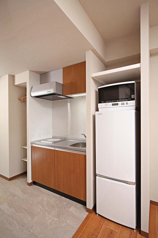 【スマートコンド泊】バリアフリールーム(定員2名・30平米)ミニキッチン