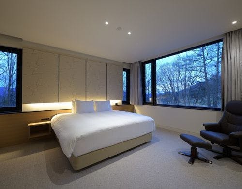 ベットルーム　photo by Goshima